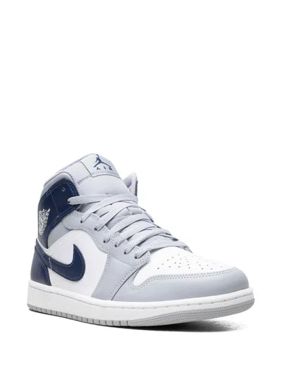 Jordan Men's Air  1 Mid Shoes In Grey