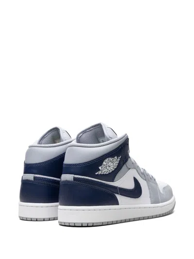 Jordan Men's Air  1 Mid Shoes In Grey