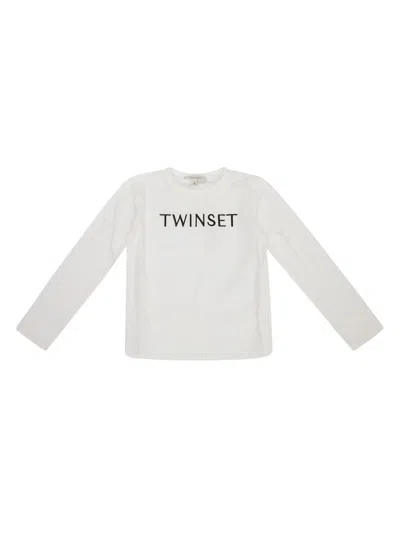 Twinset Logo T-shirt In White