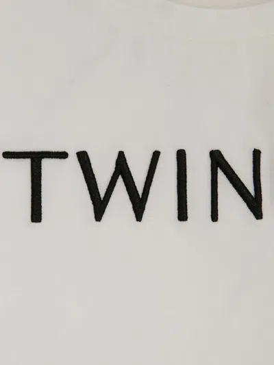 Twinset Logo T-shirt In White