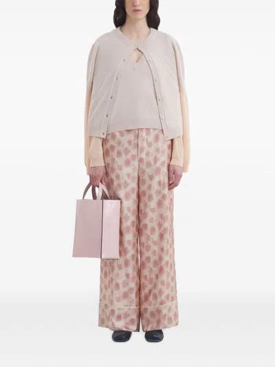 Shop Marni Small Museo Tote Bag In Pink