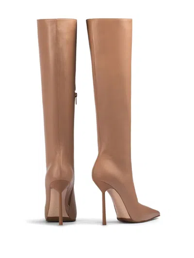 Le Silla 120mm Bella Boots In Brown