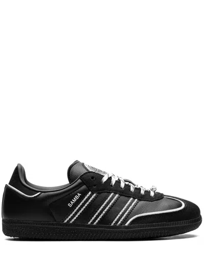 Adidas Originals Toc Samba Og "black/white/silver" Sneakers In Black