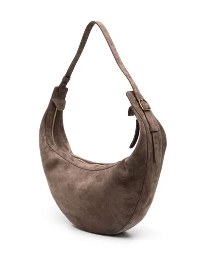 Khaite Augustina Hobo Bag In Brown