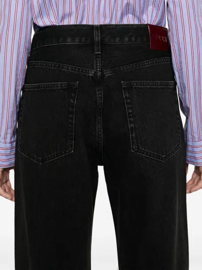 Gucci Jeans Mit Geradem Bein In Black