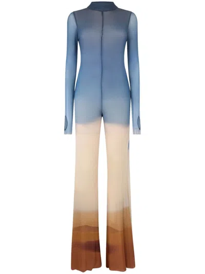 Gcds Creatures Jumpsuit In Blue