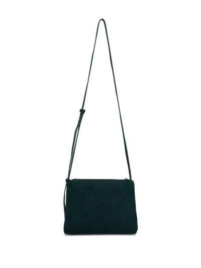 Shop Khaite Medium Lina Crossbody Bag In Green