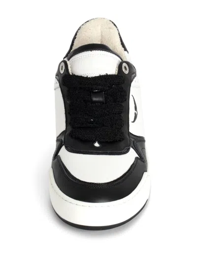 Zadig & Voltaire Leather Sneakers In Black