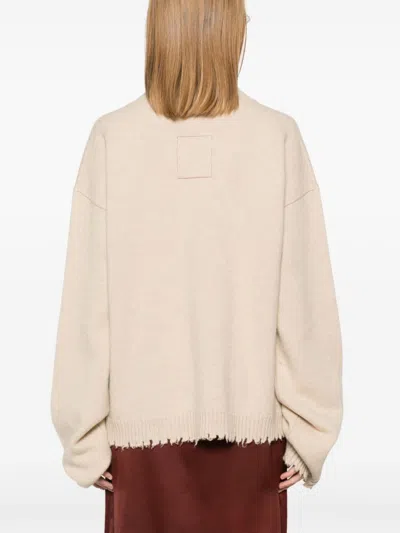 Shop Uma Wang Plain Sweater In Neutrals