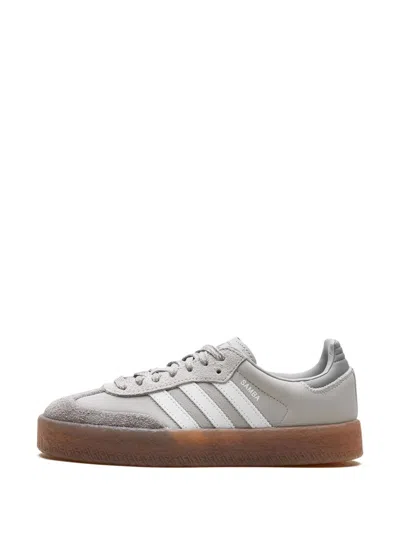 Adidas Originals Sambae "grey/cloud White" Sneakers In Grey