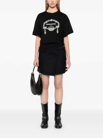 Sonia Rykiel Rykiel Hotel T-shirt In Black