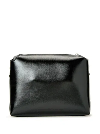 Khaite Lina Medium Crossbody Bag In Black