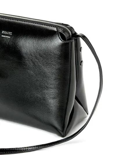 Khaite Lina Medium Crossbody Bag In Black