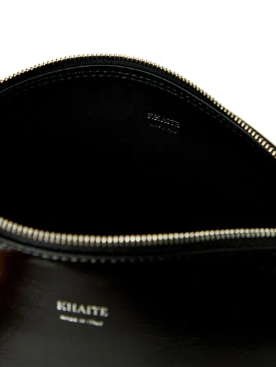 Khaite Lina Medium Crossbody Bag In Black