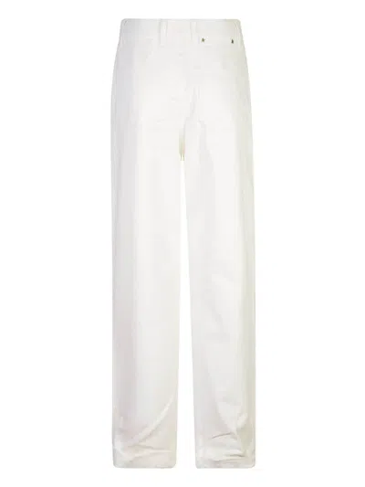Golden Goose High-rise Wide-leg Jeans In White