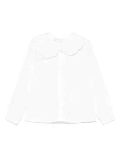 Miss Grant Collared Blouse In White