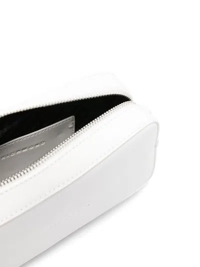 John Richmond Stud-embellished Shoulder Bag In White