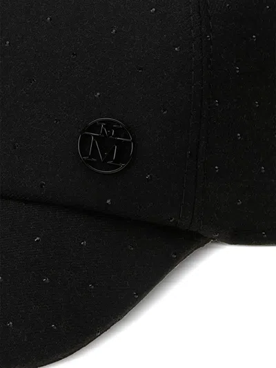 Maison Michel Tiger Cap In Black