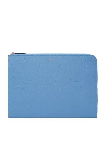 SMYTHSON PANAMA LEATHER LAPTOP CASE 