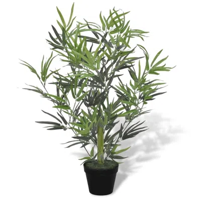 VIDAXL ARTIFICIAL BAMBOO TREE WITH POT 31", 241363 