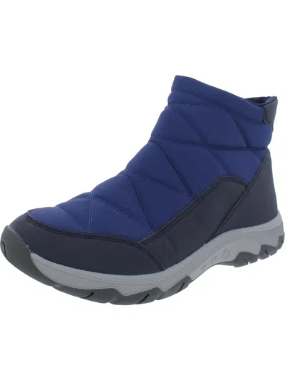 Easy Spirit Tru 2 Womens Quilted Cold Weather Winter & Snow Boots In Blue