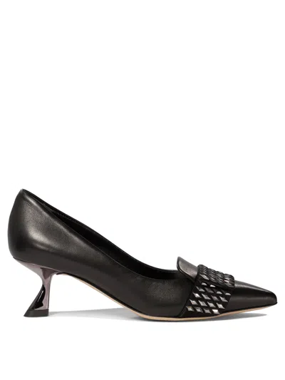 Shop Ninalilou Peak Heeled Shoes In Black