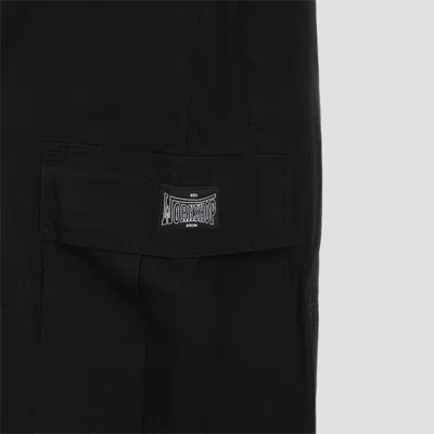 032c Wide Leg Cargo Trousers With Versatile Fit In Black