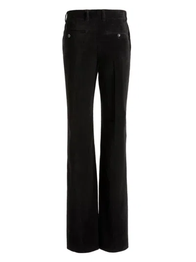 Bally Corduroy Flared Trousers In Black