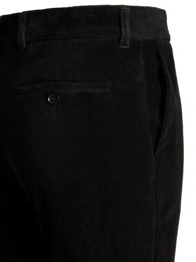 Bally Corduroy Flared Trousers In Black