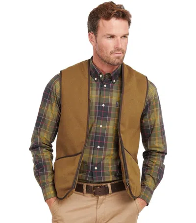 Shop Barbour Warm Pile Liner Brown Vest