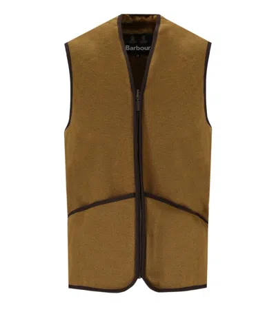 Shop Barbour Warm Pile Liner Brown Vest