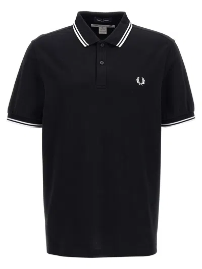 Comme Des Garçons Fred Perry Strong Will Polo Shirt In Multicolor