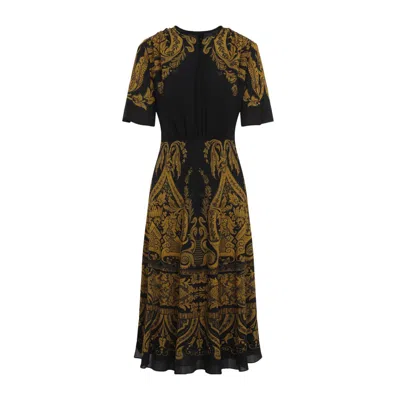 Shop Etro Dress In Black