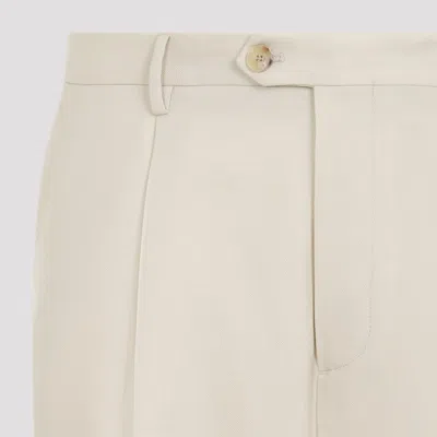 Shop Etro Pants In Beige