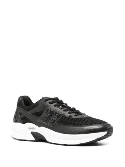 Shop Givenchy Nfnty-52 Eco Leather Sneakers In Black