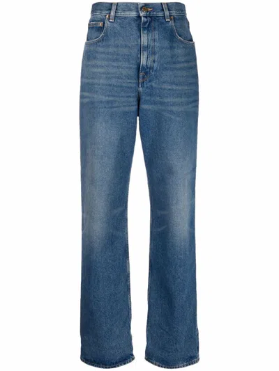 Shop Golden Goose Golden Denim Jeans In Blue