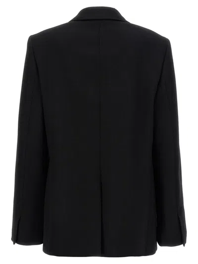 Jil Sander Single-breasted Blazer With Notch Lapel In Black