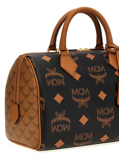 Shop Mcm 'ella Maxi' Handbag In Black