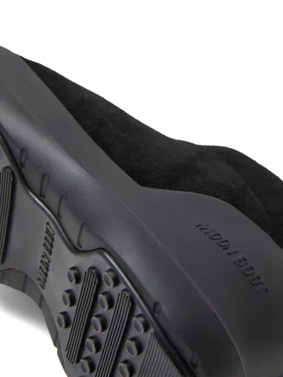 Moon Boot Capsule Moon Boot Luna Low Suede Snow Boots In Black