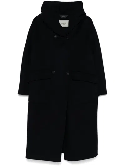 Shop Paltò Tiziana Wool Coat In Blue