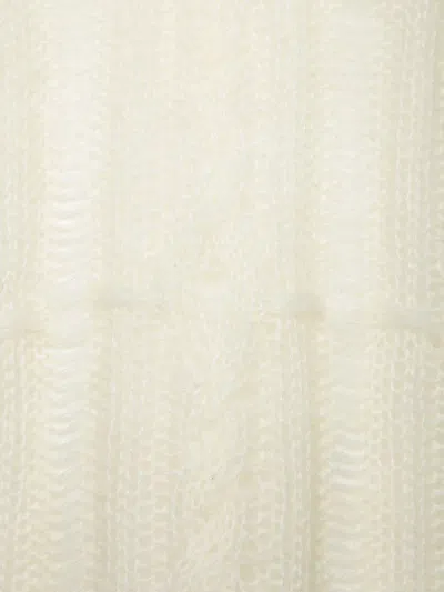 Séfr Distressed Gilberto Sweater In White