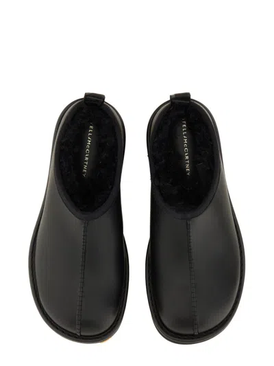 Shop Stella Mccartney "sneak-elyse" Slipper In Black