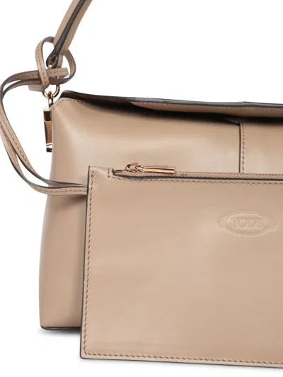 Shop Tod's Bags In Beige