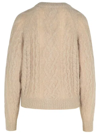 Isabel Marant Étoile Ery Beige Mohair Blend Sweater In Neutrals