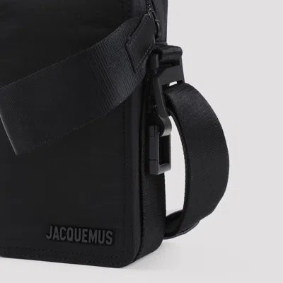Jacquemus Le Cuerda Vertical Messenger Bag In Black