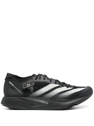 Shop Y-3 Adidas Takumi Sen 10 Sneakers In Black