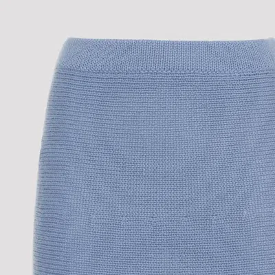 Gabriela Hearst Manni Cashmere Midi Skirt In Blue