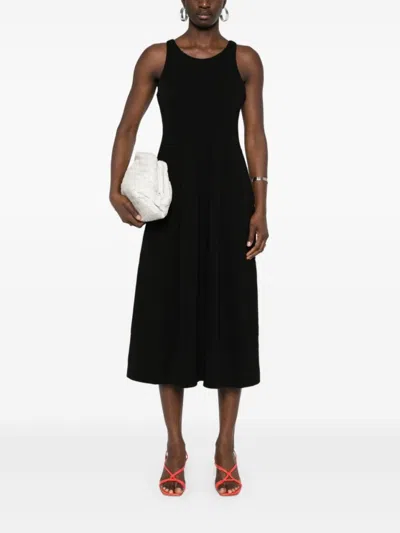 Auralee Cotton Dress In Black