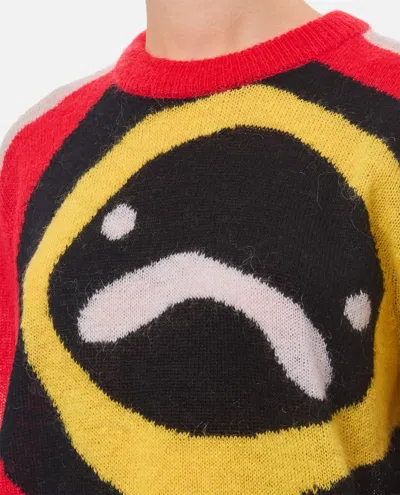 Charles Jeffrey Loverboy Abstract-print Crew-neck Sweater In Multicolor