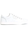 Dolce & Gabbana London Nappa Leather Sneakers In White